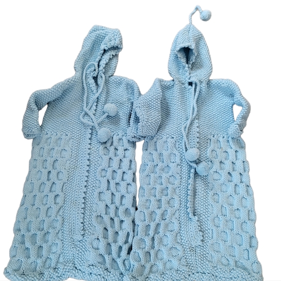 Lot if 2~Hand knitted baby clothes for premature or small babies - Picture 2 of 7